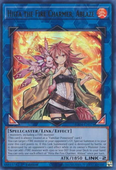 Hiita the Fire Charmer, Ablaze