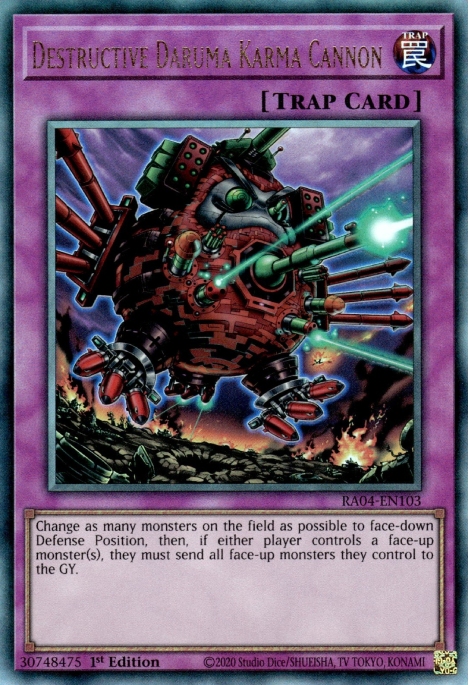 Destructive Daruma Karma Cannon