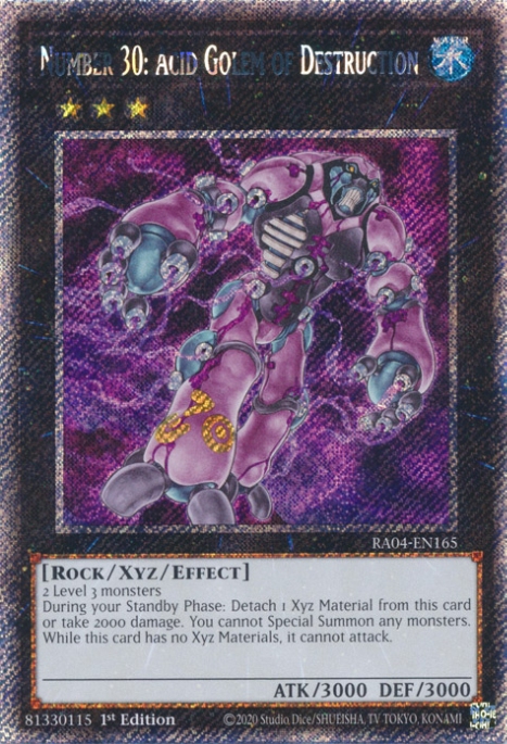 Number 30: Acid Golem of Destruction