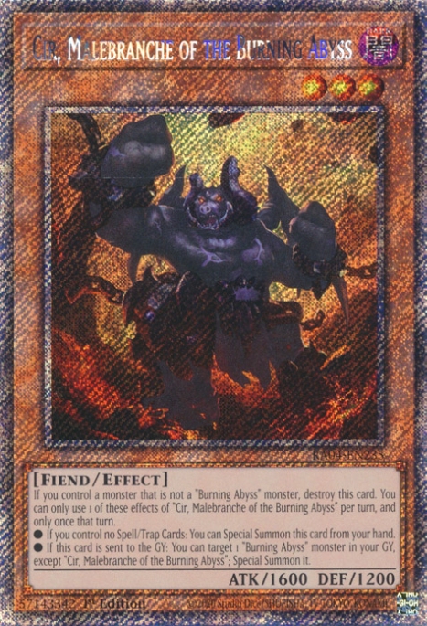 Cir, Malebranche of the Burning Abyss