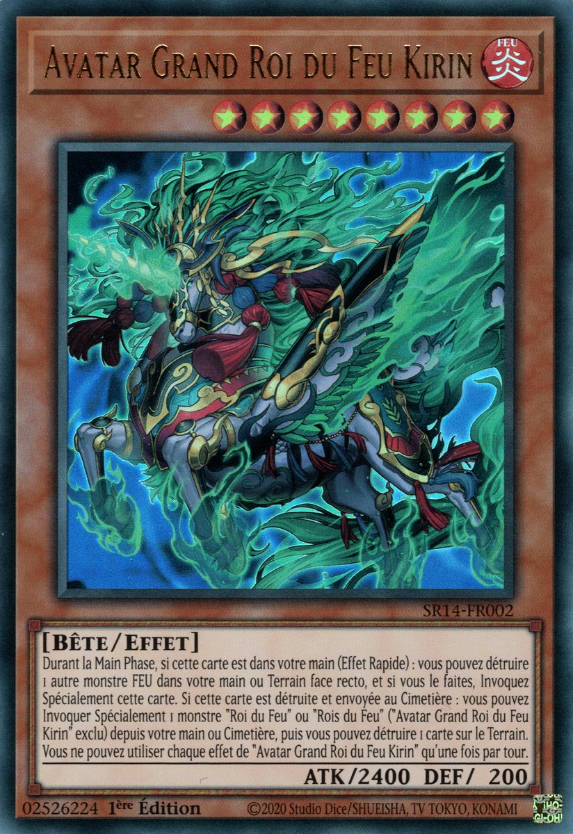 Fire King High Avatar Kirin - Yu-Gi-Oh! card - Playin by Magic Bazar