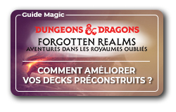 Article Forgotten Realms : améliorez vos decks Commander