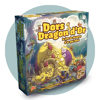 Boite de jeu Dors Dragon d'or