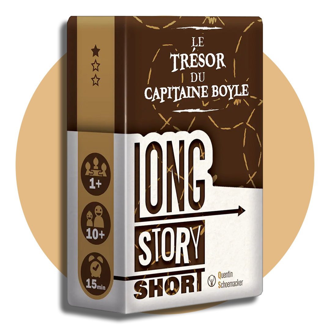 Boite de jeu Long Story Short - Le Trésor du capitaine Boyle