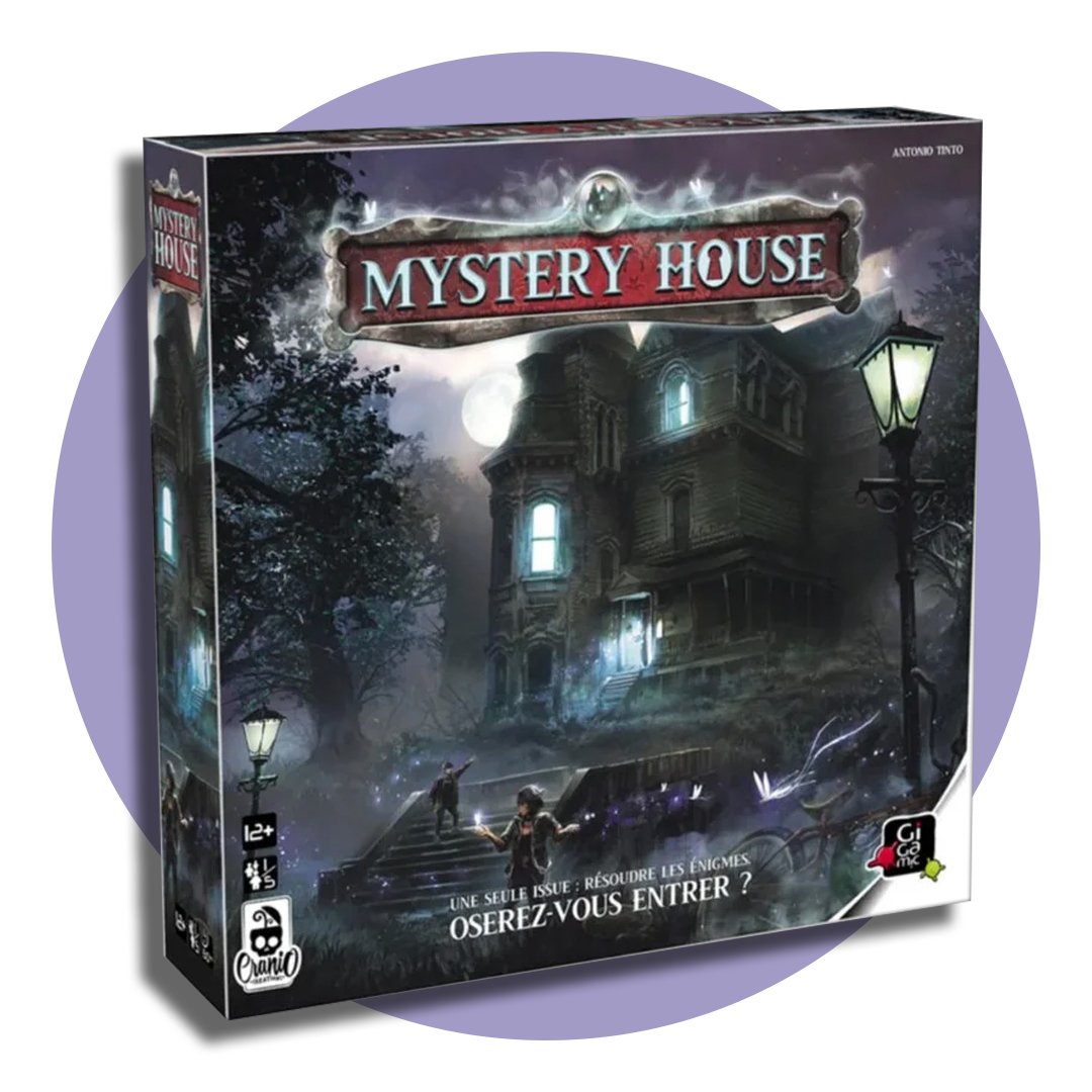 boîte de jeu Mystery House