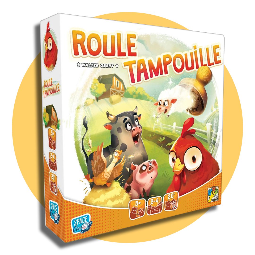 Boîte de jeu Roule Tampouille