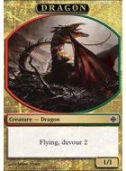 Dragon (1/1, flying)