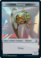 Thopter (1//1, flying) // Treasure