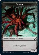 Spider (2/1, menace, reach) // Emblem Ellywick Tumblestrum
