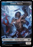 Zombie Rogue (2/2, blue and black)
