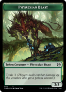 Phyrexian Beast (3/3, Toxic, green)