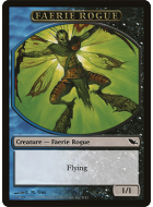 Faerie Rogue (1/1, flying, blue and black)