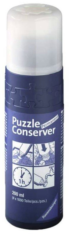 Ravensburger - Accessoire pour puzzles enfants et adultes - Colle à puzzle  liquide avec applicateur - Colle transparente prête à l'emploi - 200ml 