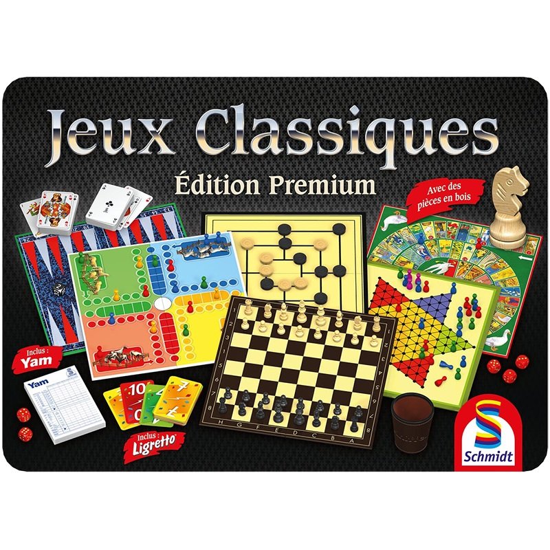 Coffret Jeux Classiques - Édition Premium Schmidt - Buy your Board games in  family & between friends - Playin by Magic Bazar