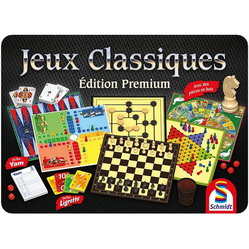 Pavilion Jeux Classiques - Coffret de jeux de luxe