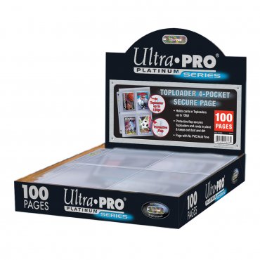 100 pages toploader platinum series a4 ultra pro 