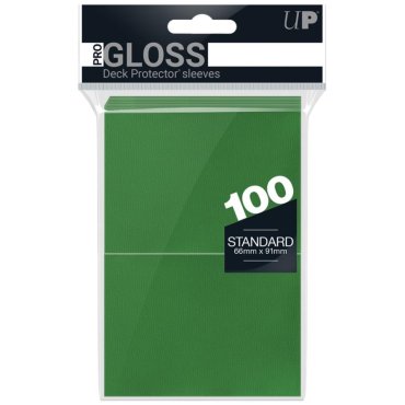 100 pochettes gloss format standard vert ultra pro 82693 