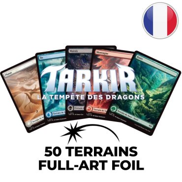 50 terrains full art foil tdm 