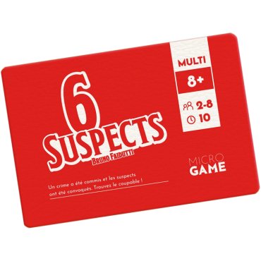 6 suspects jeu matagot boite de jeu 