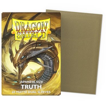 60 pochettes dual matte format japonais truth dragon shield 