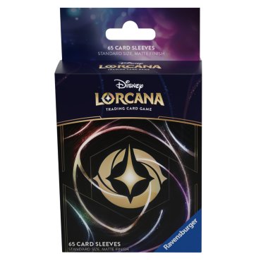 65 pochettes dos de carte lorcana ciel scintillant disney lorcana boite 