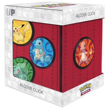 alcove clic flip box pokemon kanto ultra pro 15850 