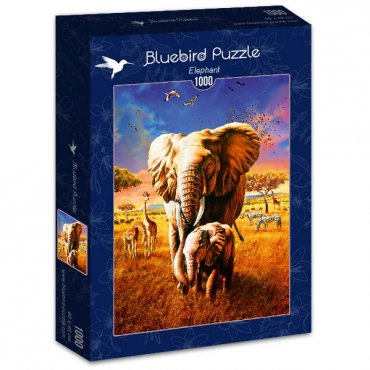 bluebird puzzle elephant jigsaw puzzle 1000 pieces 