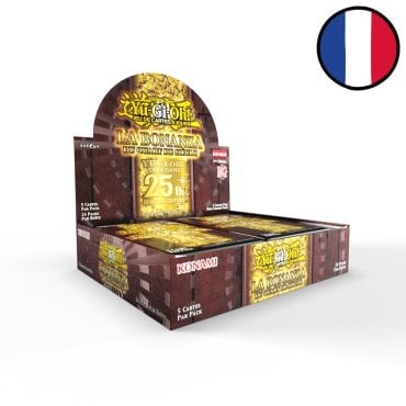 boite de boosters la bonanza du quart de siecle yu gi oh fr 