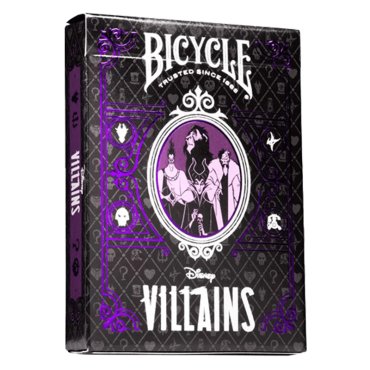 cartes bicycle ultimates disney villains violet violet boite 