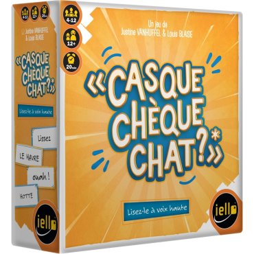 casque cheque chat jeu iello boite de jeu 