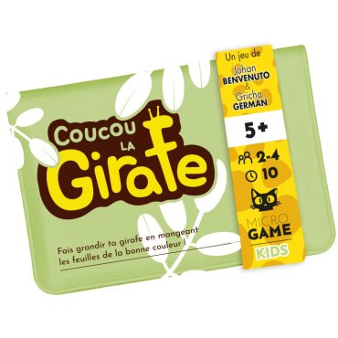 coucou la girafe jeu matagot boite de jeu 