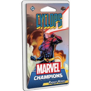 cyclops paquet heros marvel champions jeu de cartes boite 