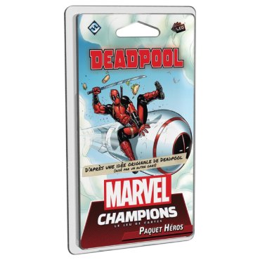 deadpool paquet heros marvel champions jeu de cartes boite 