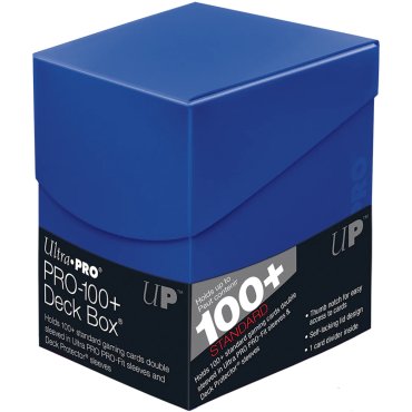 deck box eclipse 100 pacific blue bleu fonce ultra pro 85684 