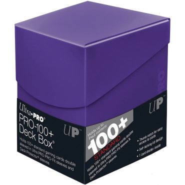 deck box eclipse 100 violet royal purple ultra pro 85692 