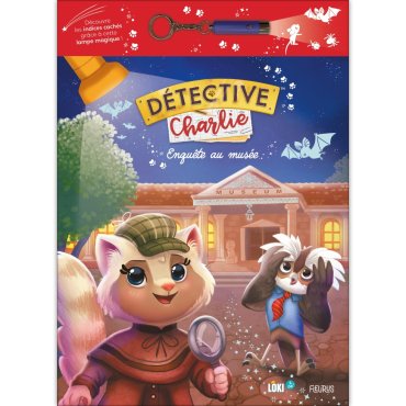 detective charlie enquete au musee jeu loki couverture 