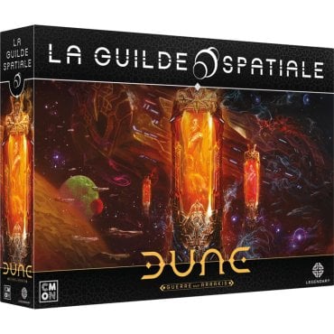 dune la guerre pour arrakis extension la guilde spatiale jeu cmon boite de jeu 