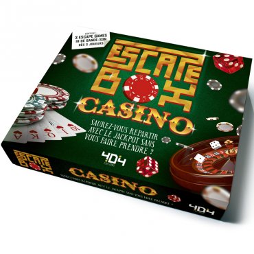 escape box casino jeu 404 editions boite 