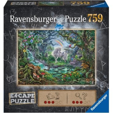 escape puzzle la licorne puzzle ravensburger boite 