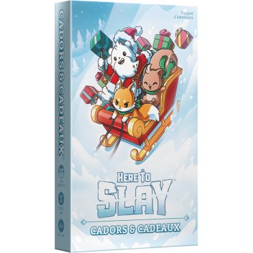 here to slay extension cadors et cadeaux jeu teeturtle boite de jeu 