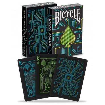 jeu de 54 cartes bicycle dark mode 