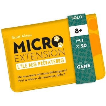 l ile des predateurs extension jeu microgame etui 