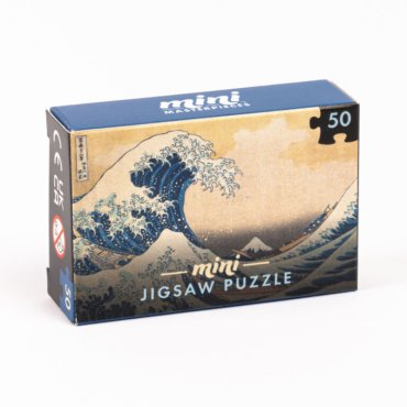 la grande vague de kanagawa hokusai mini puzzle 50 p wilson 