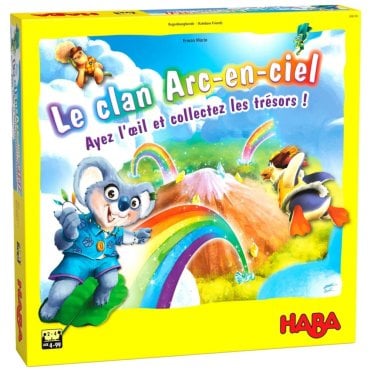 le clan arc en ciel jeu haba boite 