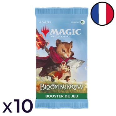 lot de 10 boosters de jeu bloomburrow magic fr 