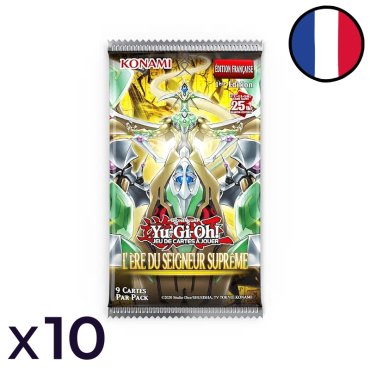 lot de 10 boosters lere du seigneur supreme yu gi oh fr 