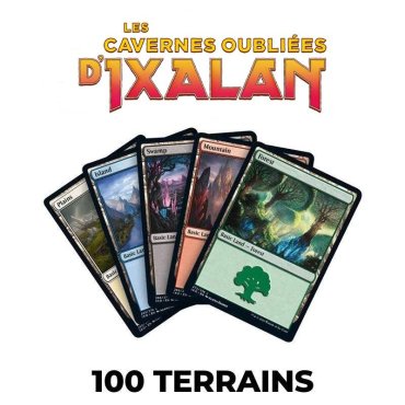lot de 100 terrains les cavernes oubliees dixalan magic fr 