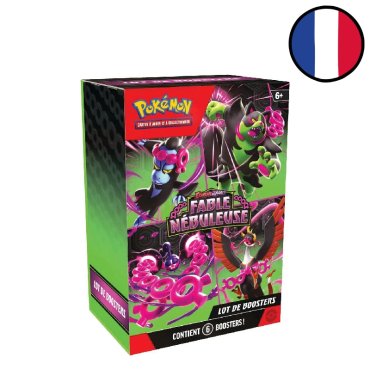 lot de 6 boosters fable nebuleuse pokemon fr 