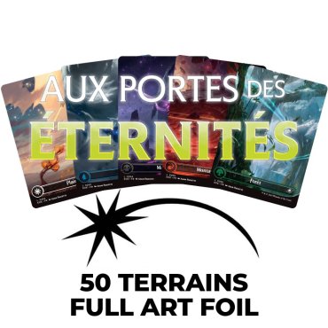 lot de terrains full art foil 