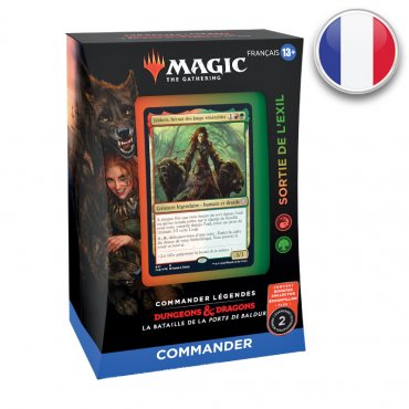 magic commander legends baldurs gate commander deck exit from exile fr 